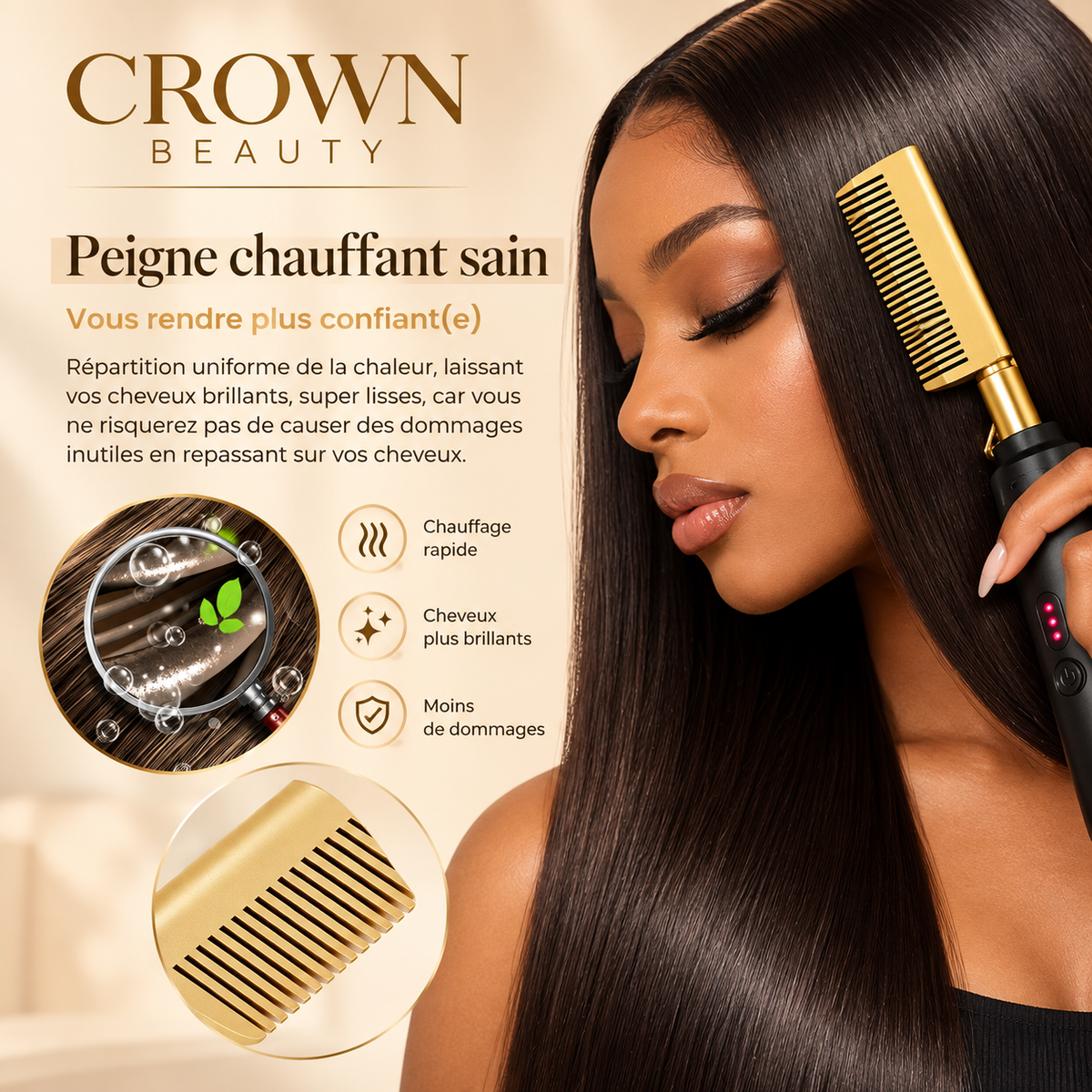 The Crown Hot Comb